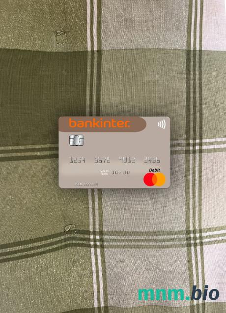 Spain bankinter wygląd zdjęcia mastercard skan PSD + zdjęcie